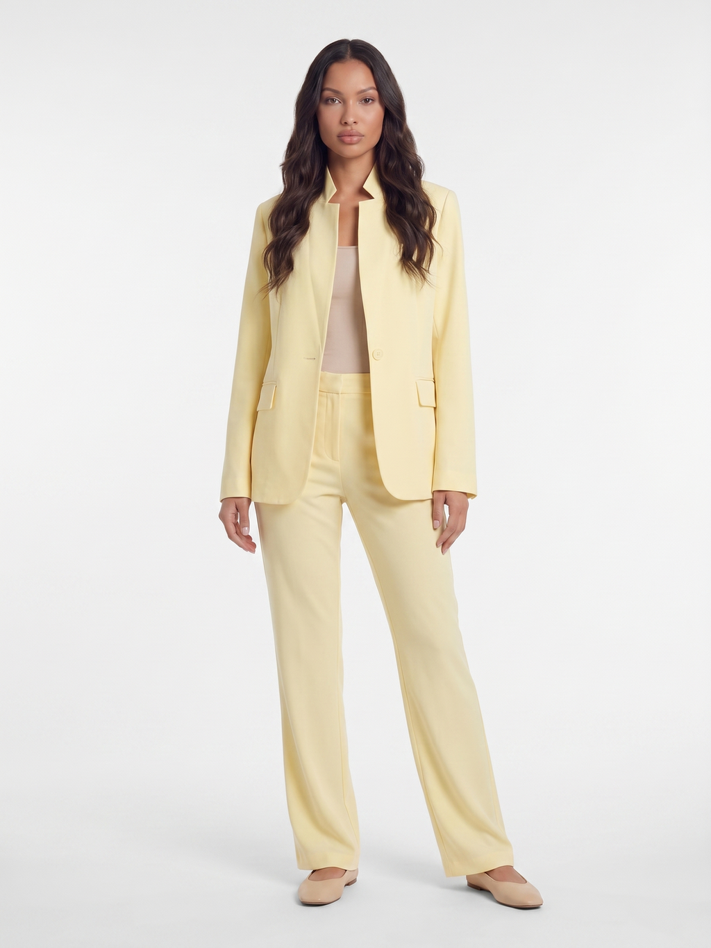 Two Piece Suit - Yellow