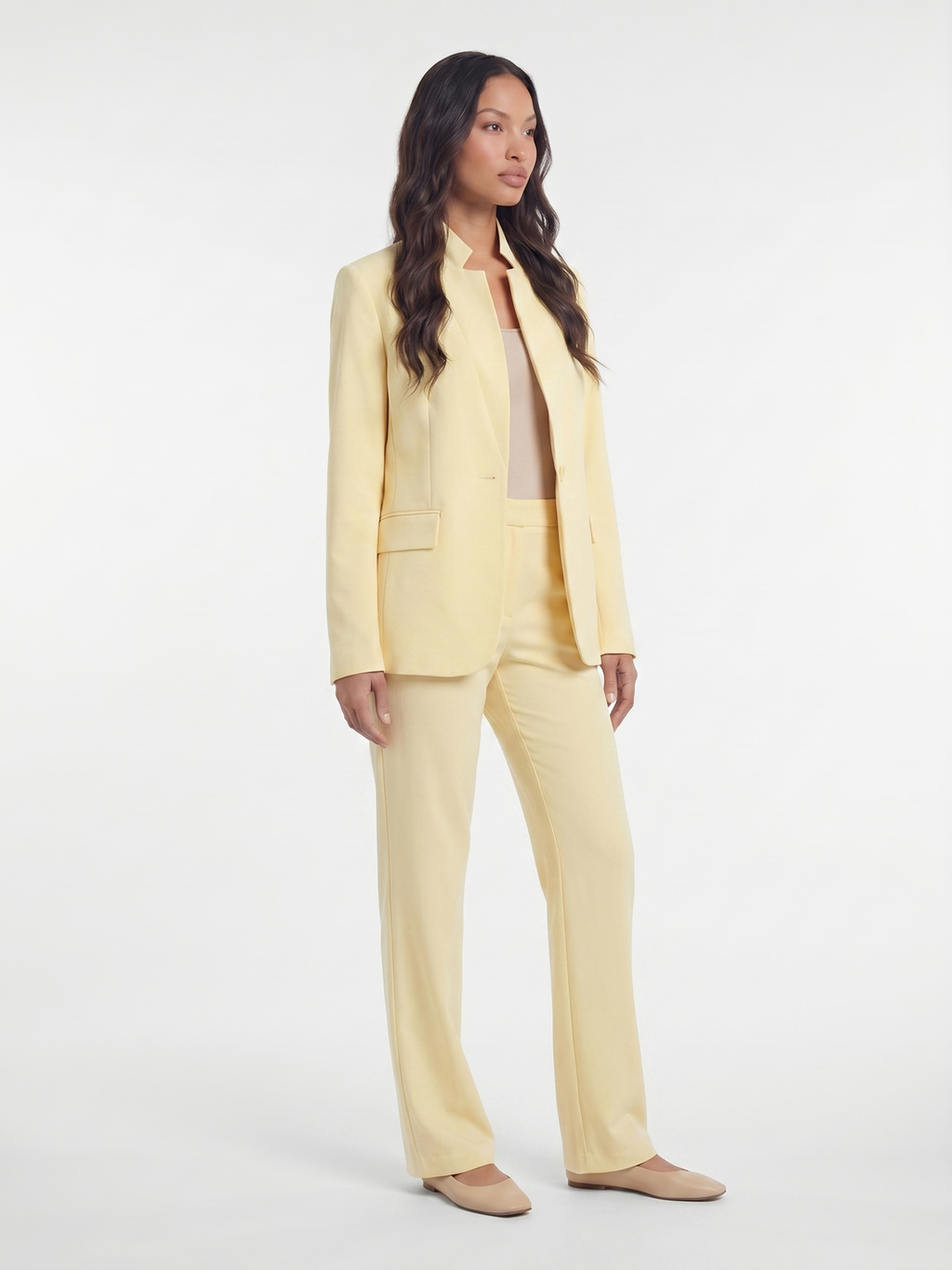 Two Piece Suit - Yellow