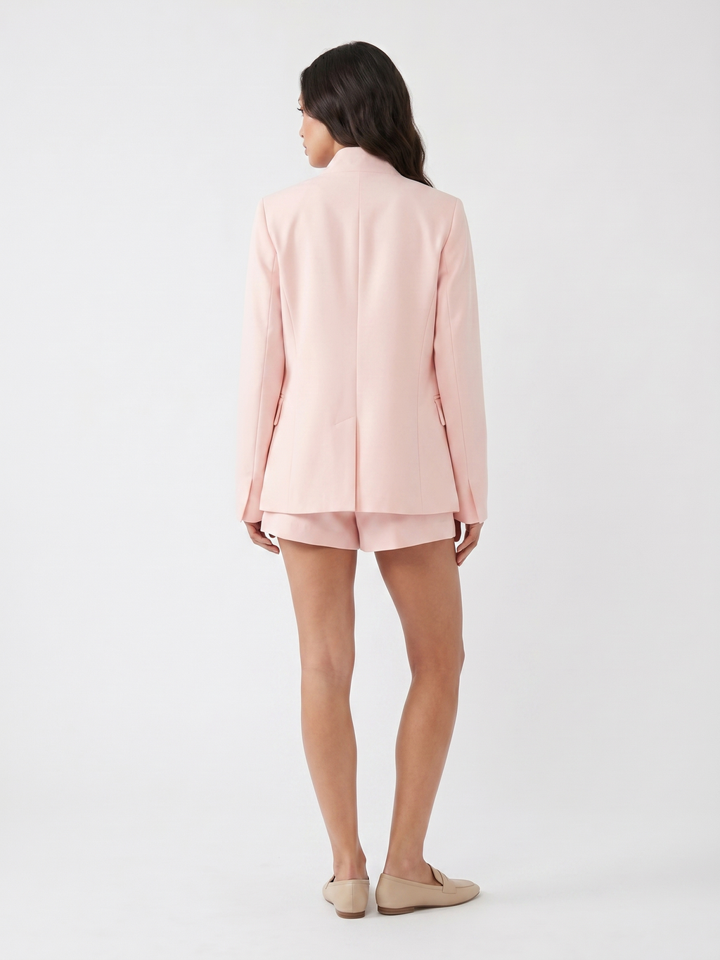 Blazer and Shorts Set - Pink