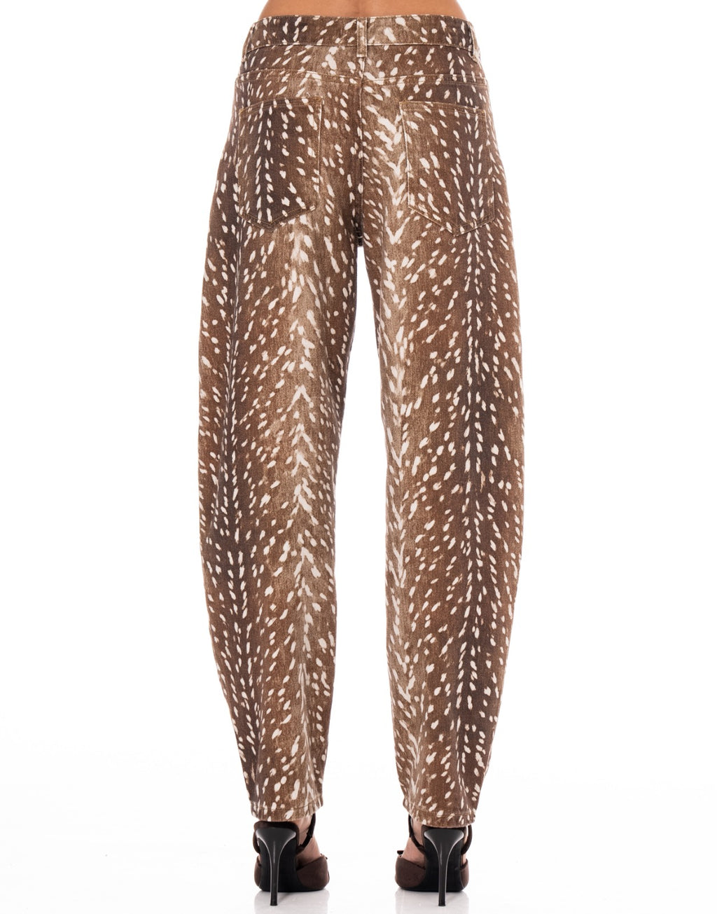 Leopard Pants - Brown