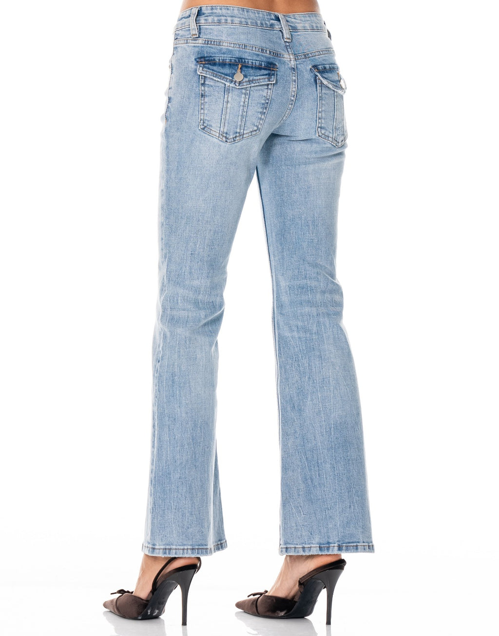 Bootcut Flare Jeans - Denim