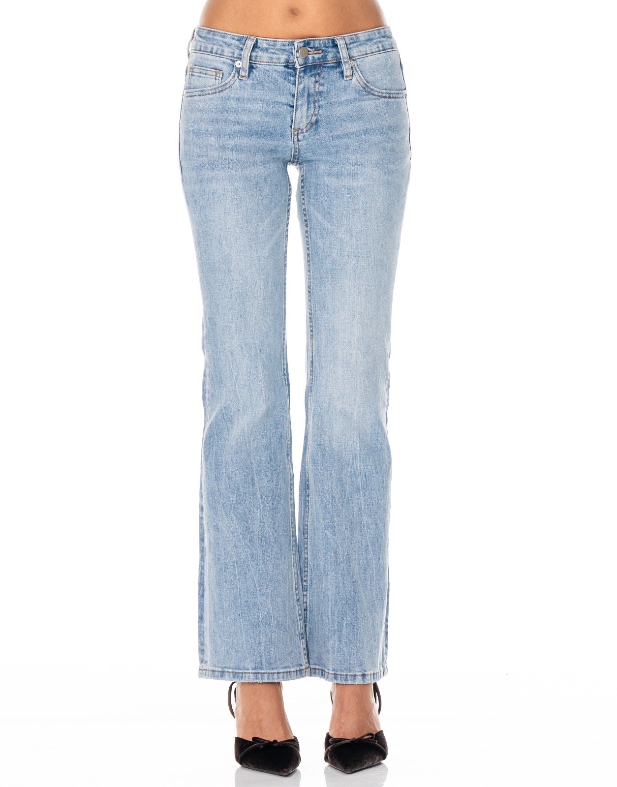 Bootcut Flare Jeans - Denim