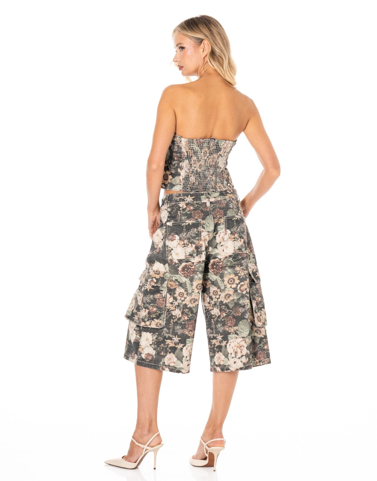 Floral Tapestry Two Piece Set - Multi