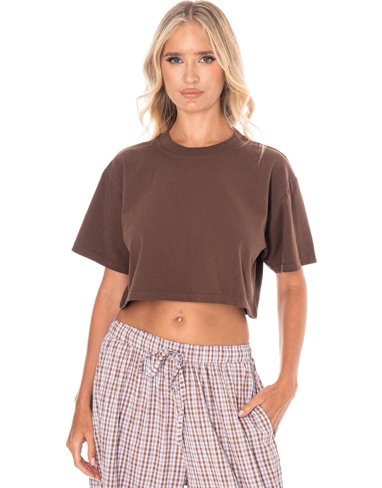 Short-Sleeve Tee - Brown