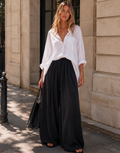 Flowy Wide-Leg Pant - Black