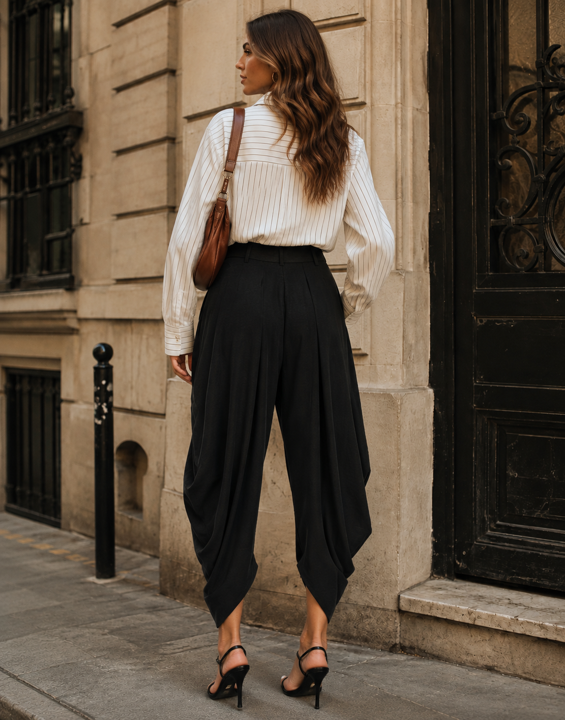 Balloon Harem Pant - Black