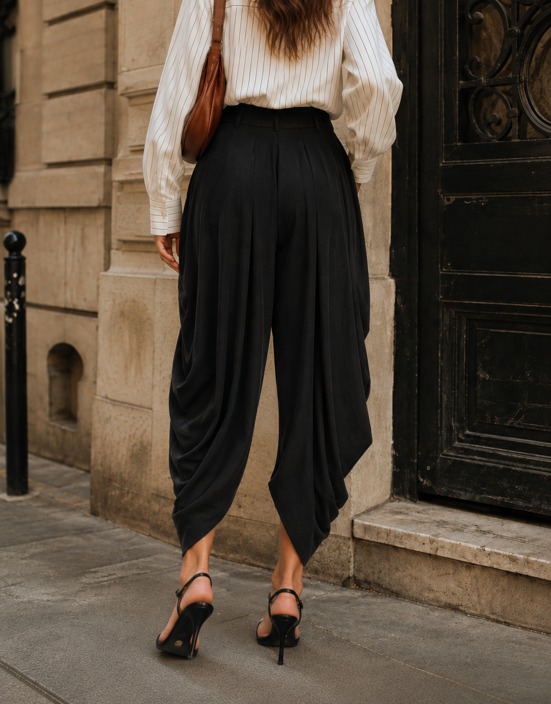 Balloon Harem Pant - Black