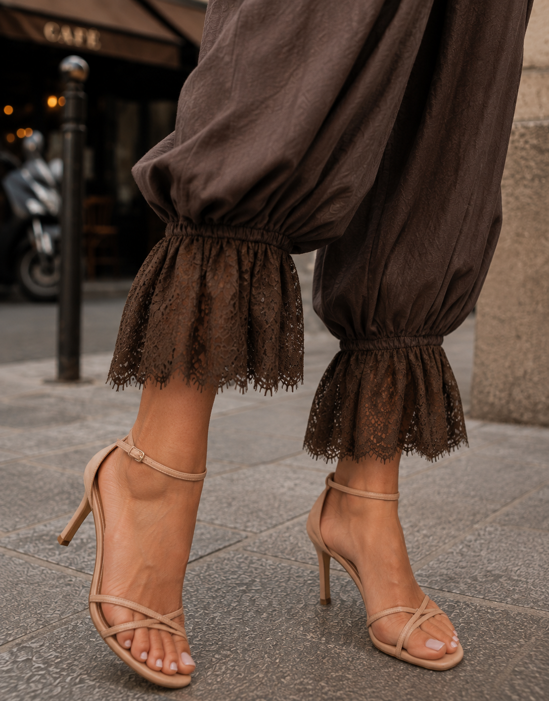 Balloon Harem Pant - Coffee