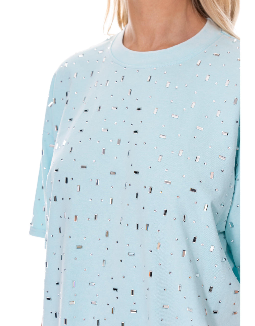 Pink Mini T-Shirt Dress - Mint