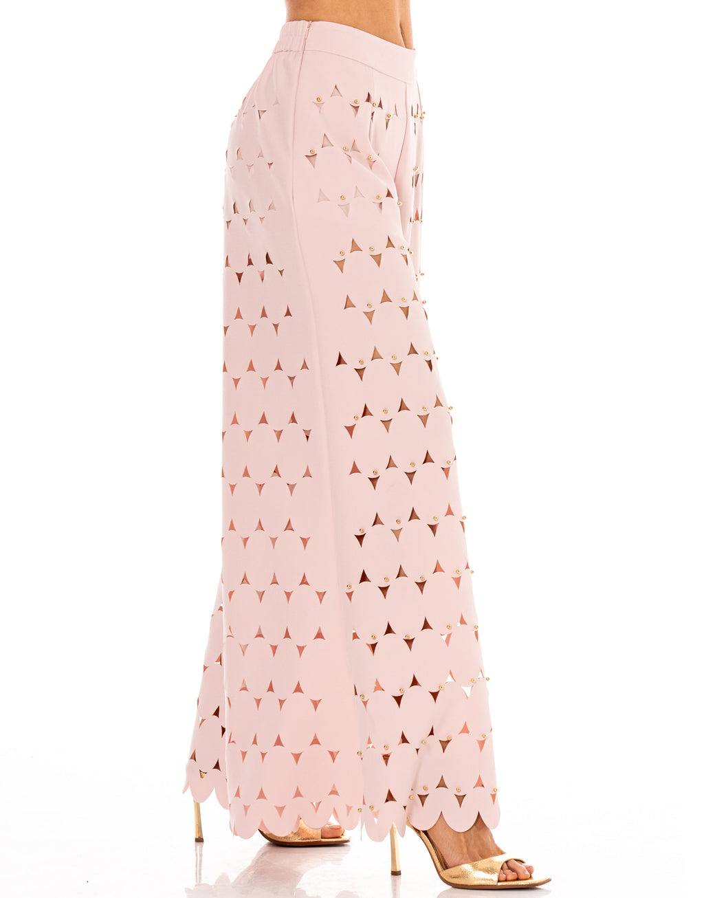 Peplum Strapless Top - Pink