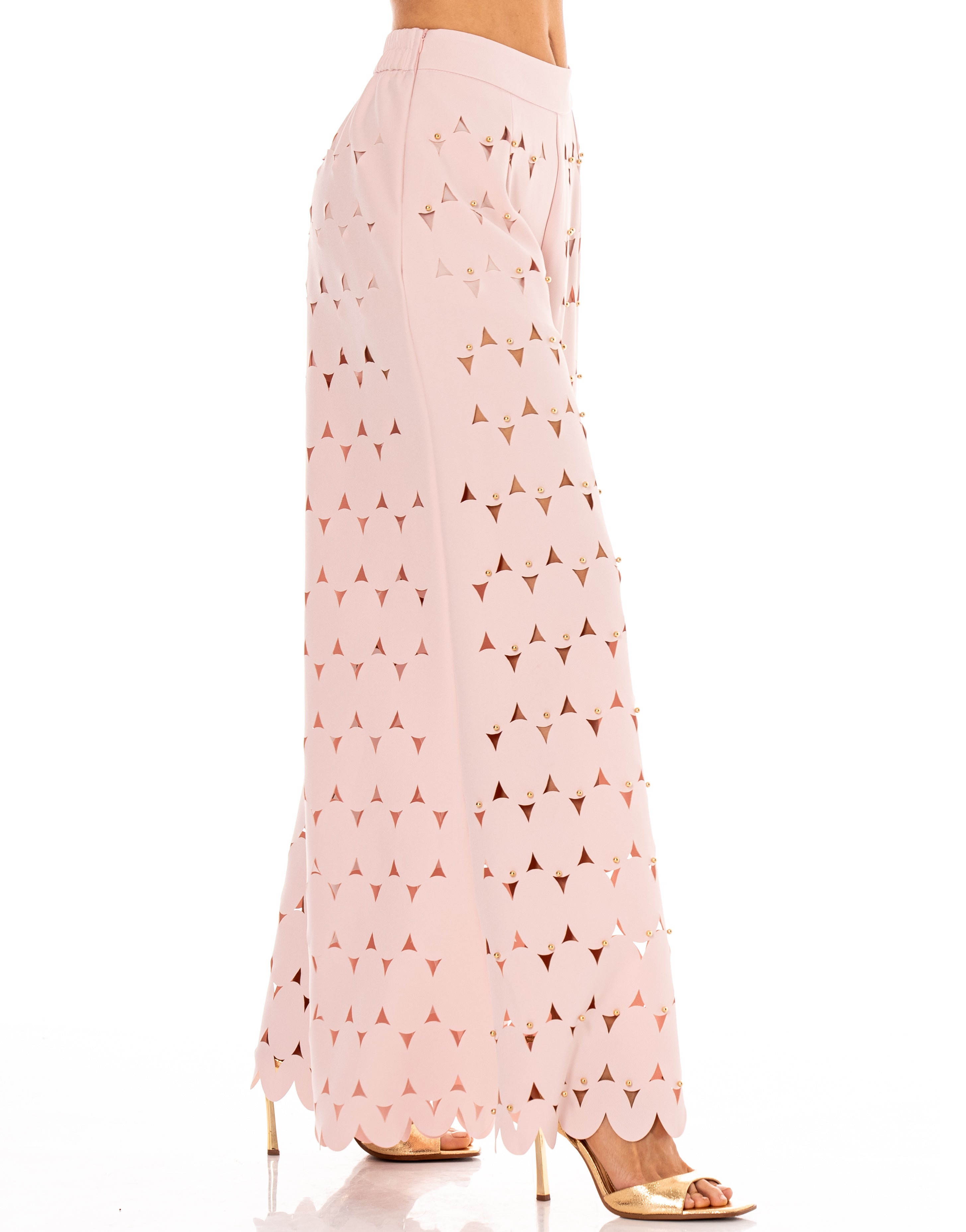 Peplum Strapless Top - Pink
