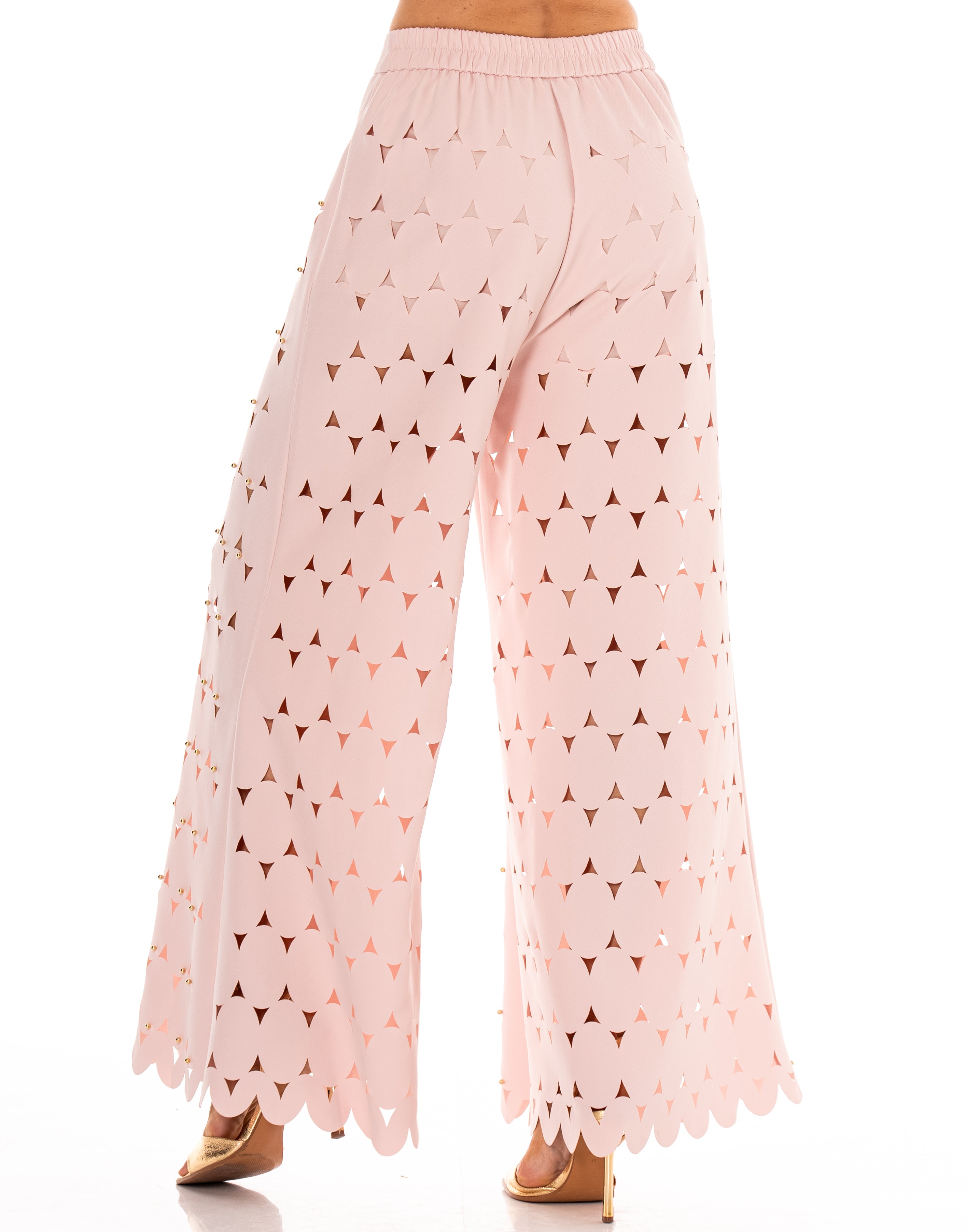 Peplum Strapless Top - Pink