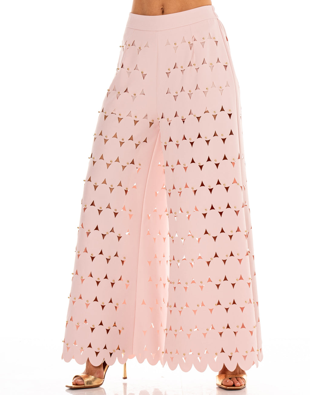 Peplum Strapless Top - Pink