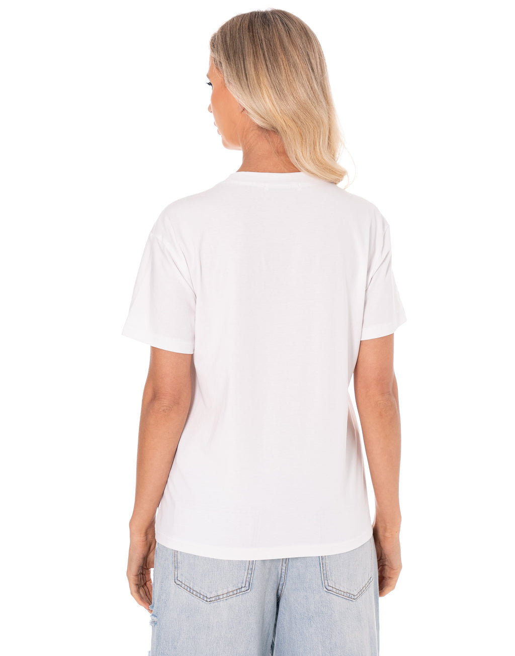 Disco Cowgirl Graphic Tee - White