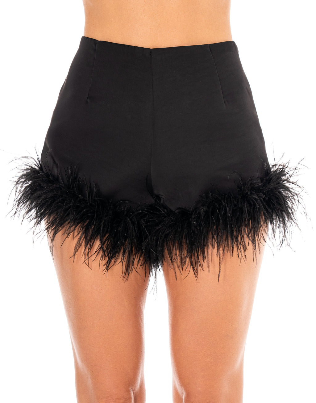Sheer Short-Sleeve Top - Black