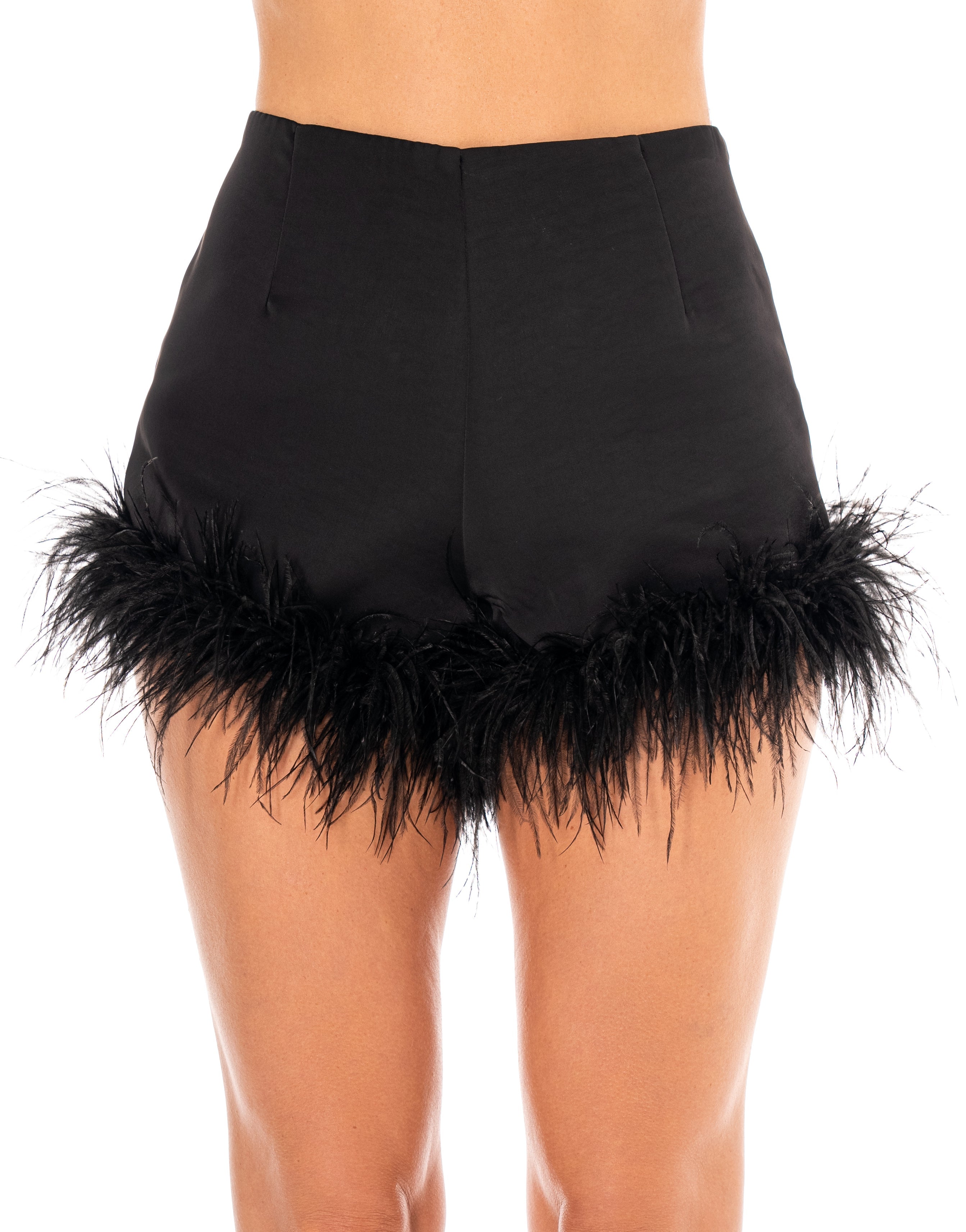 Sheer Short-Sleeve Top - Black