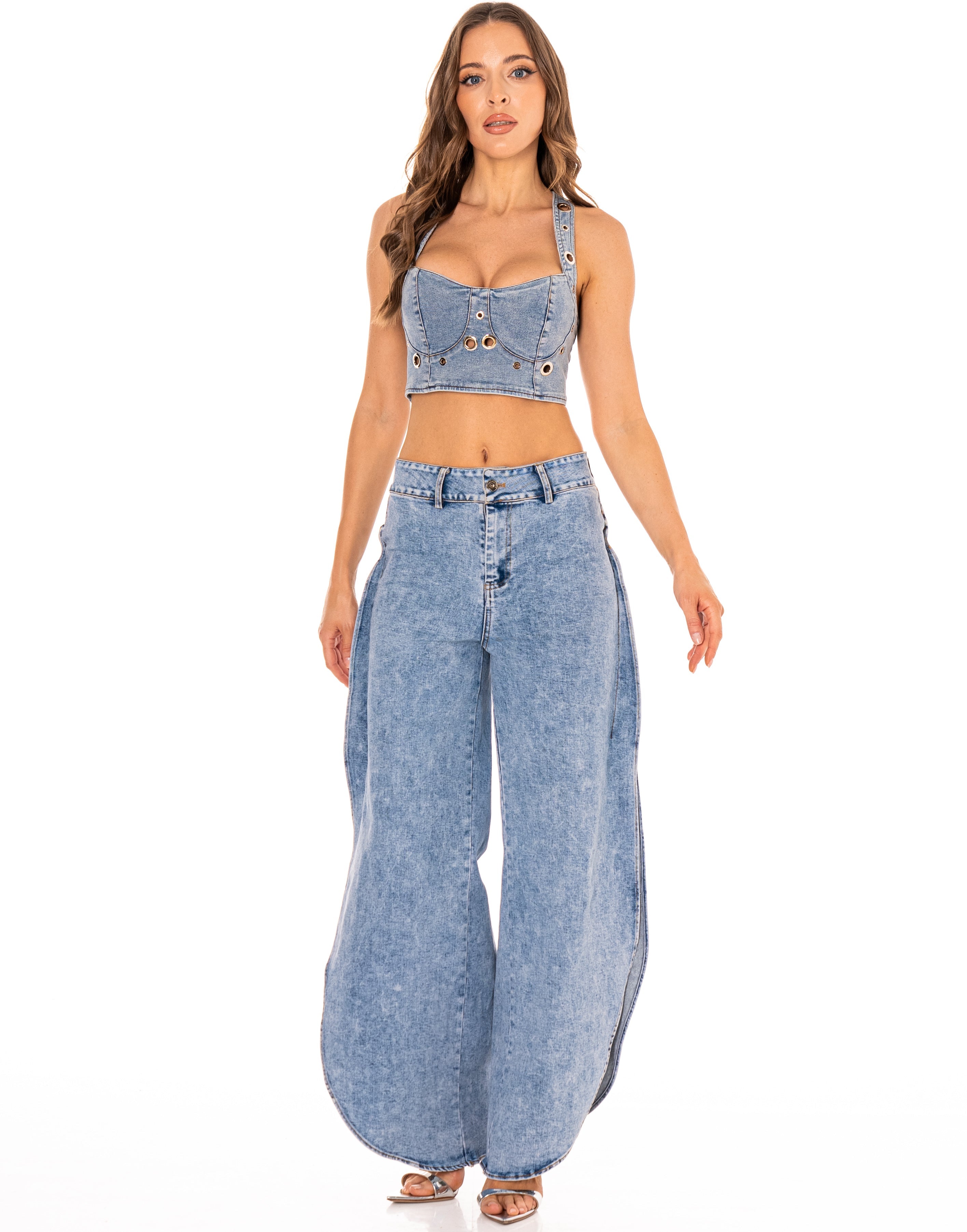 Denim Crop Top - Denim