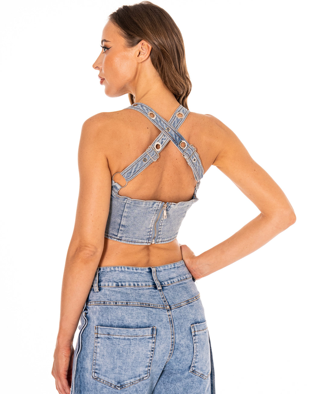 Denim Crop Top - Denim