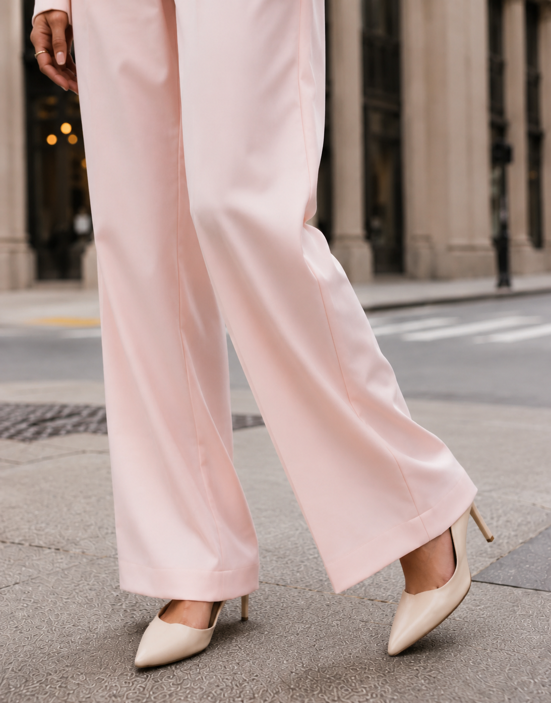Wide Leg Pant - Pink