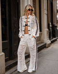 Lace Tracksuit Set - White