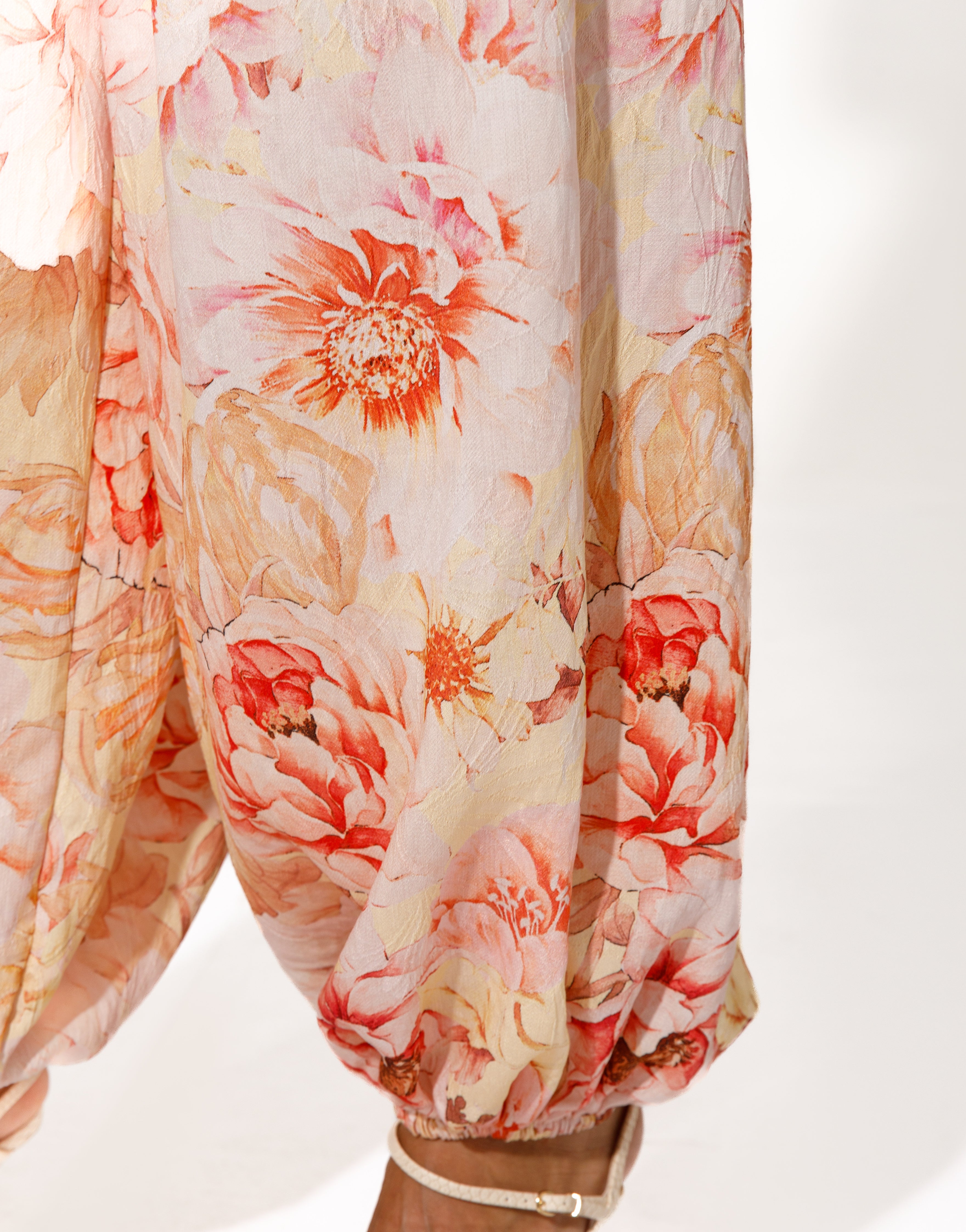 Floral Strapless Matching Set - Yellow